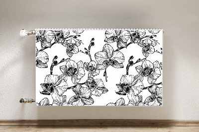 Capa magnética para radiador Orquídeas