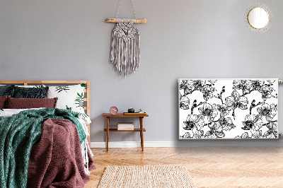 Capa magnética para radiador Orquídeas