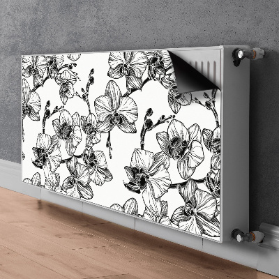 Capa magnética para radiador Orquídeas