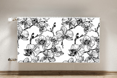 Capa magnética para radiador Orquídeas