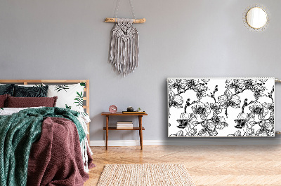 Capa magnética para radiador Orquídeas