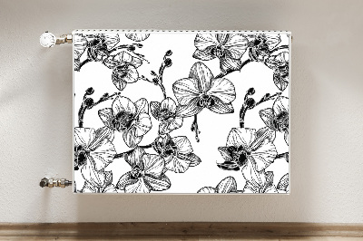 Capa magnética para radiador Orquídeas