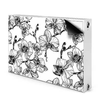 Capa magnética para radiador Orquídeas
