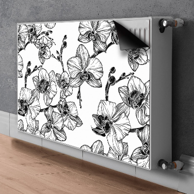 Capa magnética para radiador Orquídeas