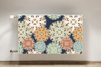 Cobertura magnética para radiador Mandalas coloridas
