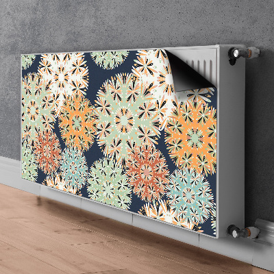 Cobertura magnética para radiador Mandalas coloridas