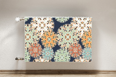 Cobertura magnética para radiador Mandalas coloridas