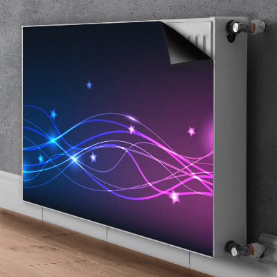 Cobertura magnética para radiador Espaço abstrato