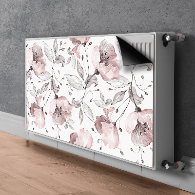 Cobertura magnética para radiador Papoulas pastéis