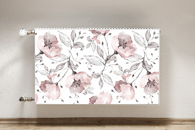 Cobertura magnética para radiador Papoulas pastéis