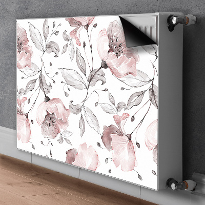 Cobertura magnética para radiador Papoulas pastéis