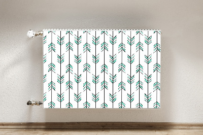 Capa magnética para radiador Padrão de seta