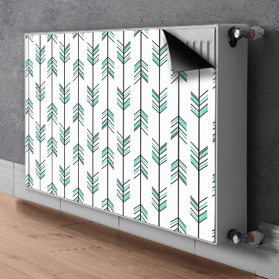 Cobertura magnética para radiador Ilustração de setas