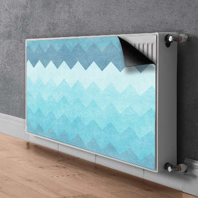 Capa magnética para radiador Padrão em ziguezague