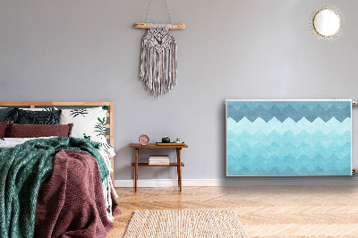 Capa magnética para radiador Padrão em ziguezague