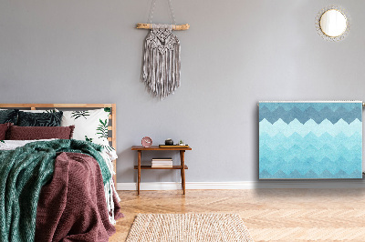 Capa magnética para radiador Padrão em ziguezague