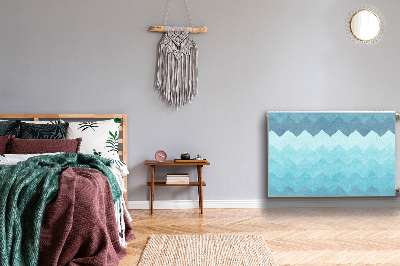 Capa magnética para radiador Padrão em ziguezague