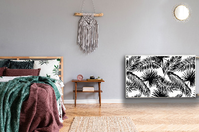 Capa magnética para radiador Folhas exóticas