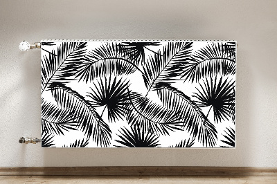 Capa magnética para radiador Folhas exóticas