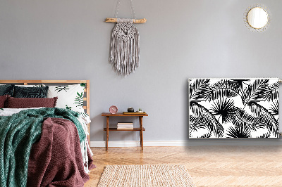 Capa magnética para radiador Folhas exóticas