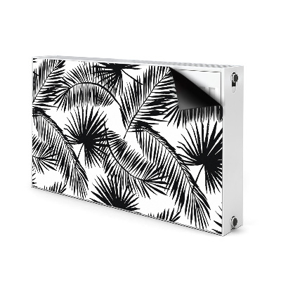 Capa magnética para radiador Folhas exóticas