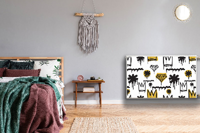 Cobertura magnética para radiador Coroa de grafite