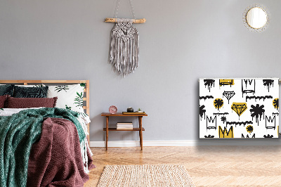 Cobertura magnética para radiador Coroa de grafite