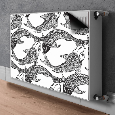 Cobertura magnética para radiador Peixe koi