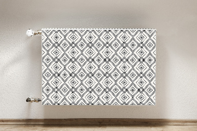 Capa magnética para radiador Ilusão geométrica