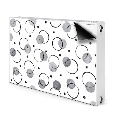 Cobertura magnética para radiador Círculos de tinta