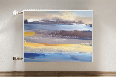 Capa magnética para radiador Céu pintado