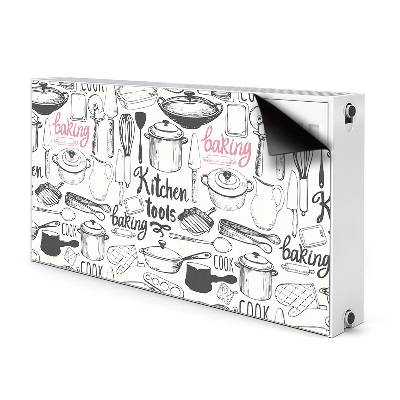 Cobertura magnética para radiador Motivos de cozinha