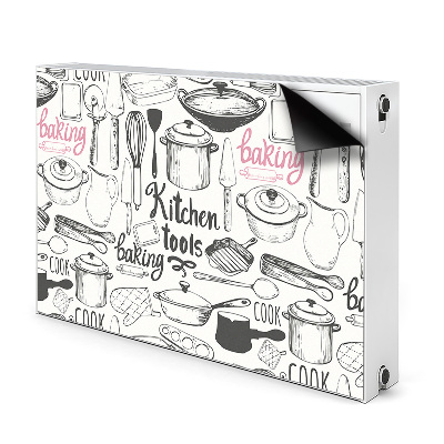 Cobertura magnética para radiador Motivos de cozinha