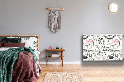 Cobertura magnética para radiador Motivos de cozinha