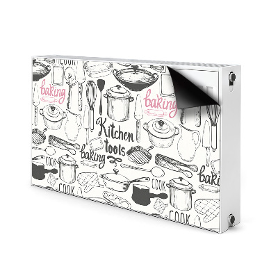 Cobertura magnética para radiador Motivos de cozinha