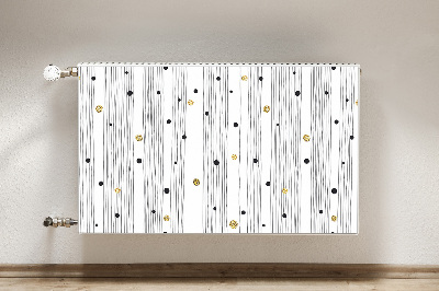 Cobertura magnética para radiador Linhas finas