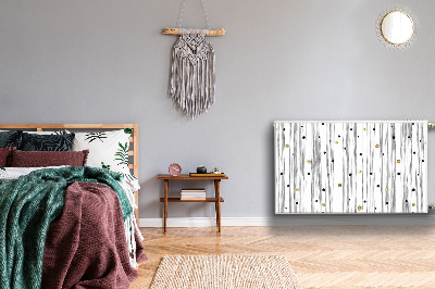 Cobertura magnética para radiador Linhas finas