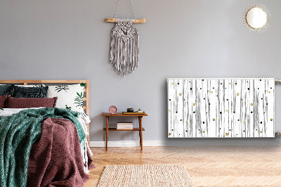 Cobertura magnética para radiador Linhas finas