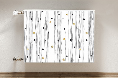 Cobertura magnética para radiador Linhas finas