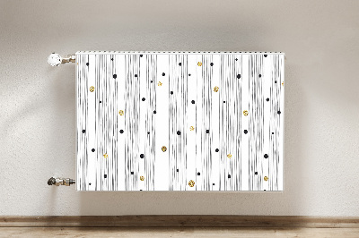 Cobertura magnética para radiador Linhas finas