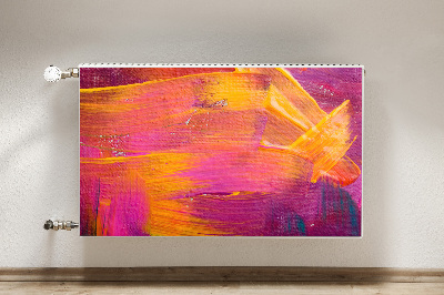 Cobertura magnética para radiador Pintura sobre tela