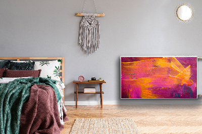 Cobertura magnética para radiador Pintura sobre tela