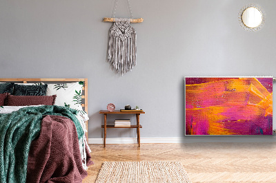 Cobertura magnética para radiador Pintura sobre tela