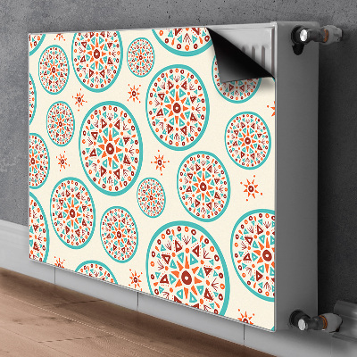 Capa magnética para radiador arte indiana