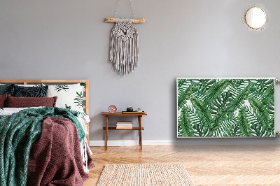 Capa magnética para radiador Folhas tropicais