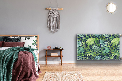 Cobertura magnética para radiador Folhas exóticas