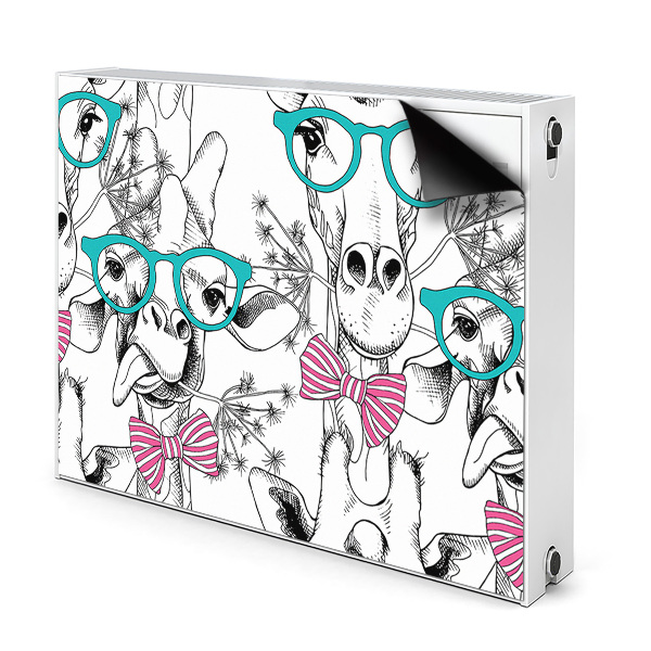 Cobertura magnética para radiador Girafa hipster