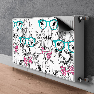 Cobertura magnética para radiador Girafa hipster