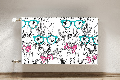 Cobertura magnética para radiador Girafa hipster