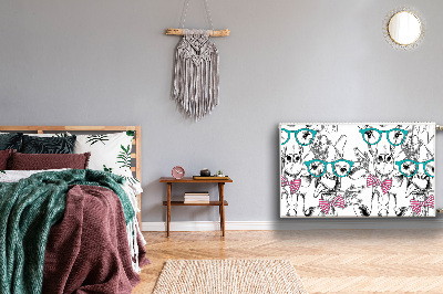 Cobertura magnética para radiador Girafa hipster